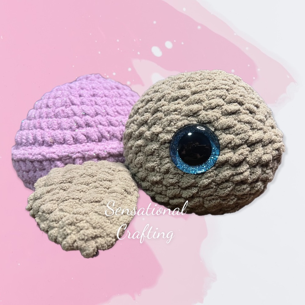 Hand crocheted Sea Turtle Plushie